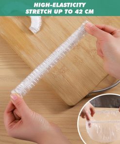 Disposable Plastic Wrap Cover, 100pcs