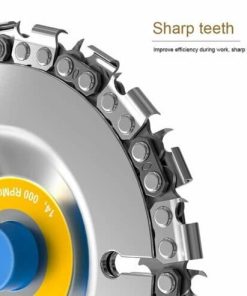Angle grinder chain plate