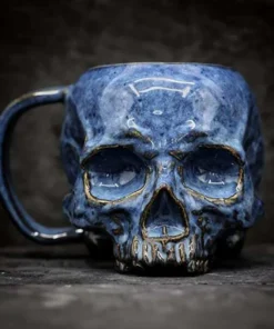 Gothic Realistic Skull Mug