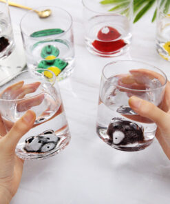 3D Animal Ultra Clear Unique Wine Glass