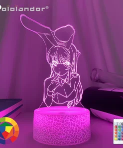 3D Illusion Led Nhentai Loli Lamp