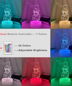 3D Illusion Led Nhentai Loli Lamp