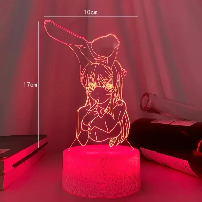 3D Illusion Led Nhentai Loli Lamp
