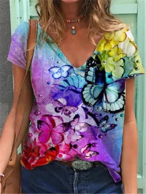 3XL Oversides Ladies Short Sleeve T Shirt