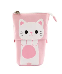 Simple And Cute Canvas Pull Retractable Pen Holder