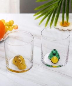 3D Animal Ultra Clear Unique Wine Glass