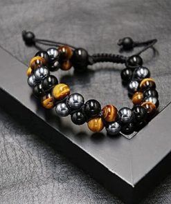 Double-layered Gemstone Bracelet