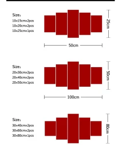 Hanshop 5 Pieces Wall Crosses Decor Jesus Hands