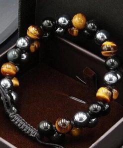 Double-layered Gemstone Bracelet
