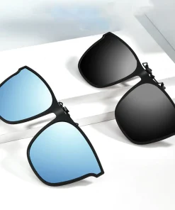 New Polarized Clip On Flip Up Sunglasses