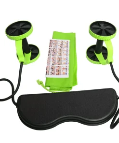 4 Wheels Roller Abdominal Pull Rope