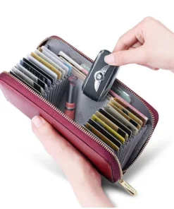 Anti-Credit Card Fraud Multi Compartment Wallet