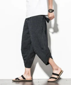 Baggy Cotton Harem Japanese Pants