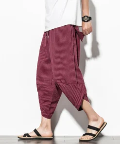Baggy Cotton Harem Japanese Pants