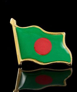 Bangladesh Tone National Color Flag Lapel Pin