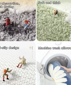 Daisy Flower Non-Slip Mat