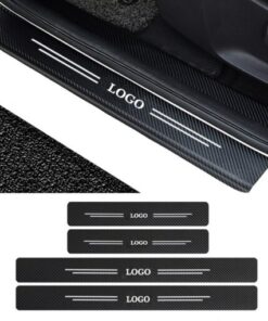 Carbon Car Door Sills Stickers