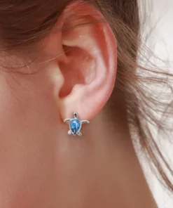 Cute Sea Turtle Earrings Studs