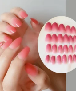 Yaiba Kamado Pink Nezuko Nails