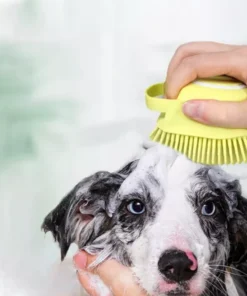 Dog Shampoo Dispenser Brush