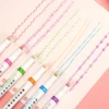 Dual Tip Pens with 6 Different Curve Shapes Fine Tips (6 PCS)