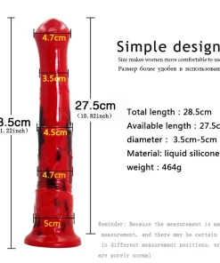 Long Realistic Animal Horse Dildo Penis