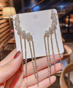 Willow Tassel Ear Cuff Earrings
