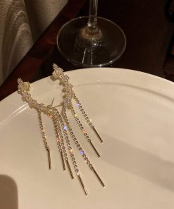 Willow Tassel Ear Cuff Earrings