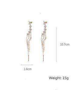 Willow Tassel Ear Cuff Earrings