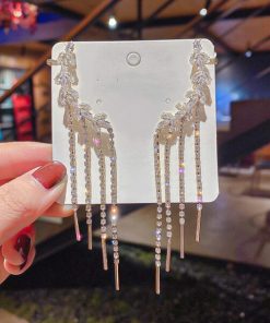 Willow Tassel Ear Cuff Earrings