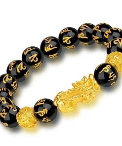 Black 24k Piao Gold Bracelet