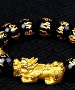 Black 24k Piao Gold Bracelet