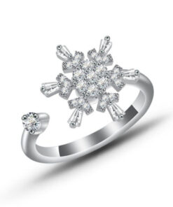 Elegant Sunflower Sunshine Rotating Ring