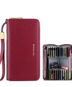 Anti-Credit Card Fraud Multi Compartment Wallet