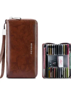 Anti-Credit Card Fraud Multi Compartment Wallet