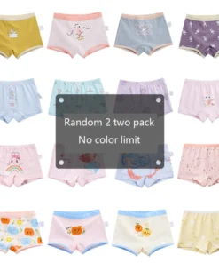 Kids Cotton Anime Girl Panties