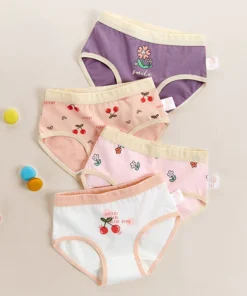 Kids Cotton Anime Girl Panties