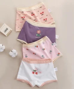 Kids Cotton Anime Girl Panties