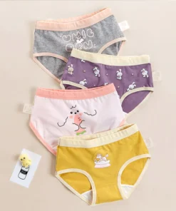 Kids Cotton Anime Girl Panties