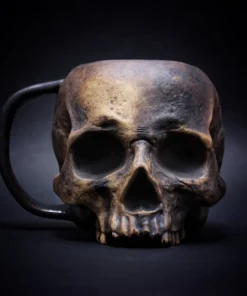 Gothic Realistic Skull Mug
