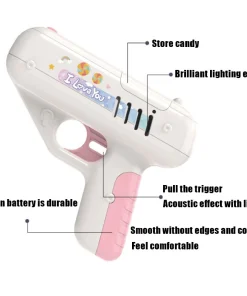 Candy Gun Sugar Lollipop Gun Sweet Toys
