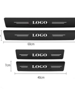Carbon Car Door Sills Stickers