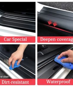 Carbon Car Door Sills Stickers
