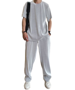 Ice Silk Male Casual Suit