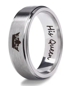 His Queen Rouge Her King Couple Ring
