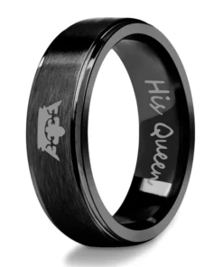 His Queen Rouge Her King Couple Ring