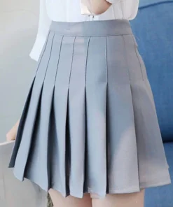 Sexy Korean Teenager High Waist Plaid Skirts