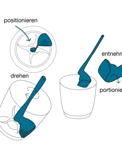Dynamixx Rotating Spatula for Removing Portioning Food
