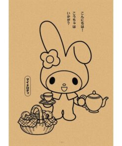 My Melody Wallpaper Poster Stickers