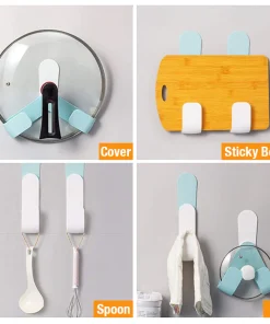 Adjustable Wall Mounted Pot Lid Holder